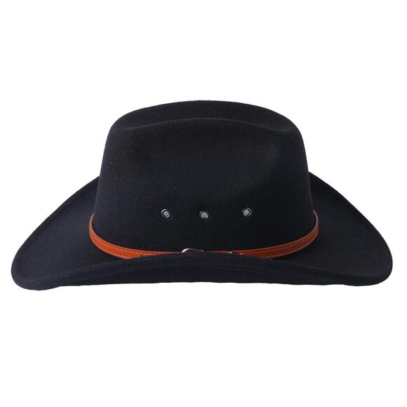 1668 Men Women Wide Brim Western Cowboy Cowgirl Hats With Buckle Belt (us